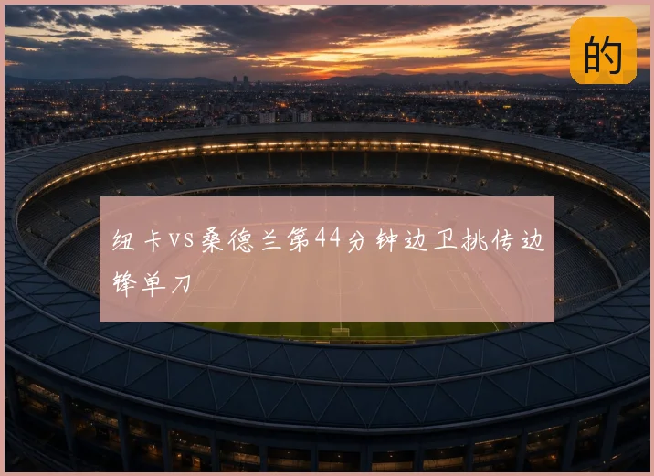 纽卡vs桑德兰第44分钟边卫挑传边锋单刀